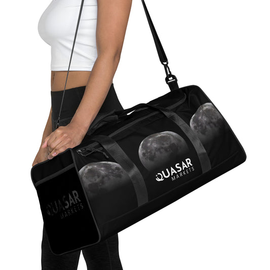 Luxury Duffle Bag The Moon Collection for Quasar Markets durable and stylish, perfect for the gym, business, and travel.