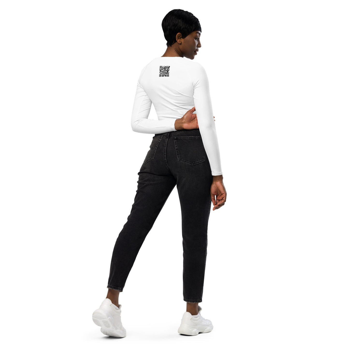 Recycled Long-Sleeve Gamer Crop Top 1