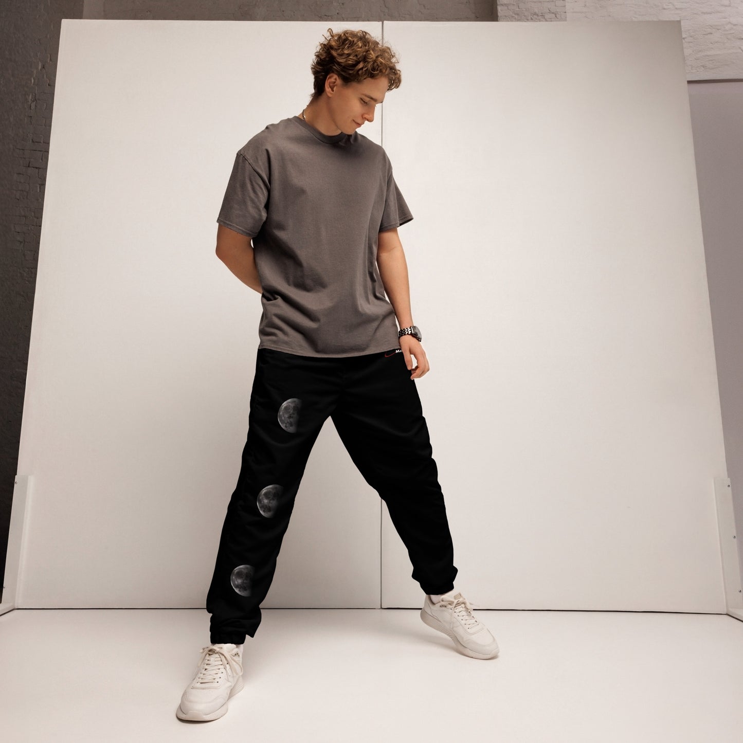 Unisex Track Pants: The Moon Collection for Quasar Markets A modern alternative to regular activewear and are ideal for a street-style outfit.