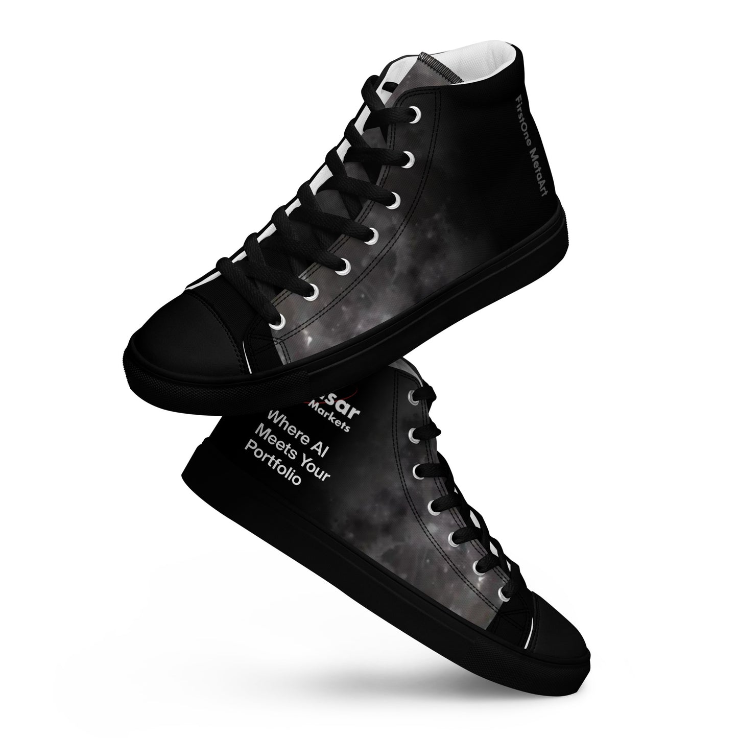 Men High-Top Shoes: The Moon Collection for Quasar Markets luxury high-top shoes that blend fashion with comfort