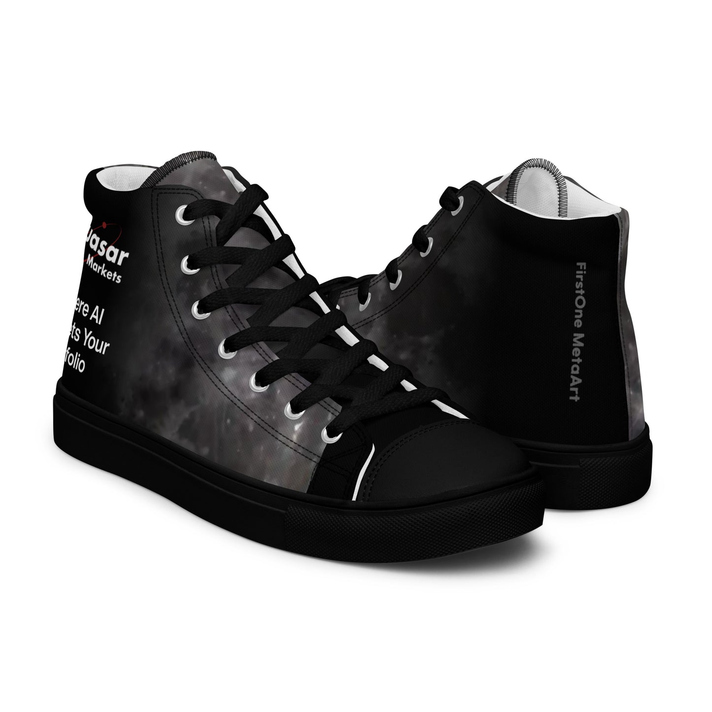 Men High-Top Shoes: The Moon Collection for Quasar Markets luxury high-top shoes that blend fashion with comfort