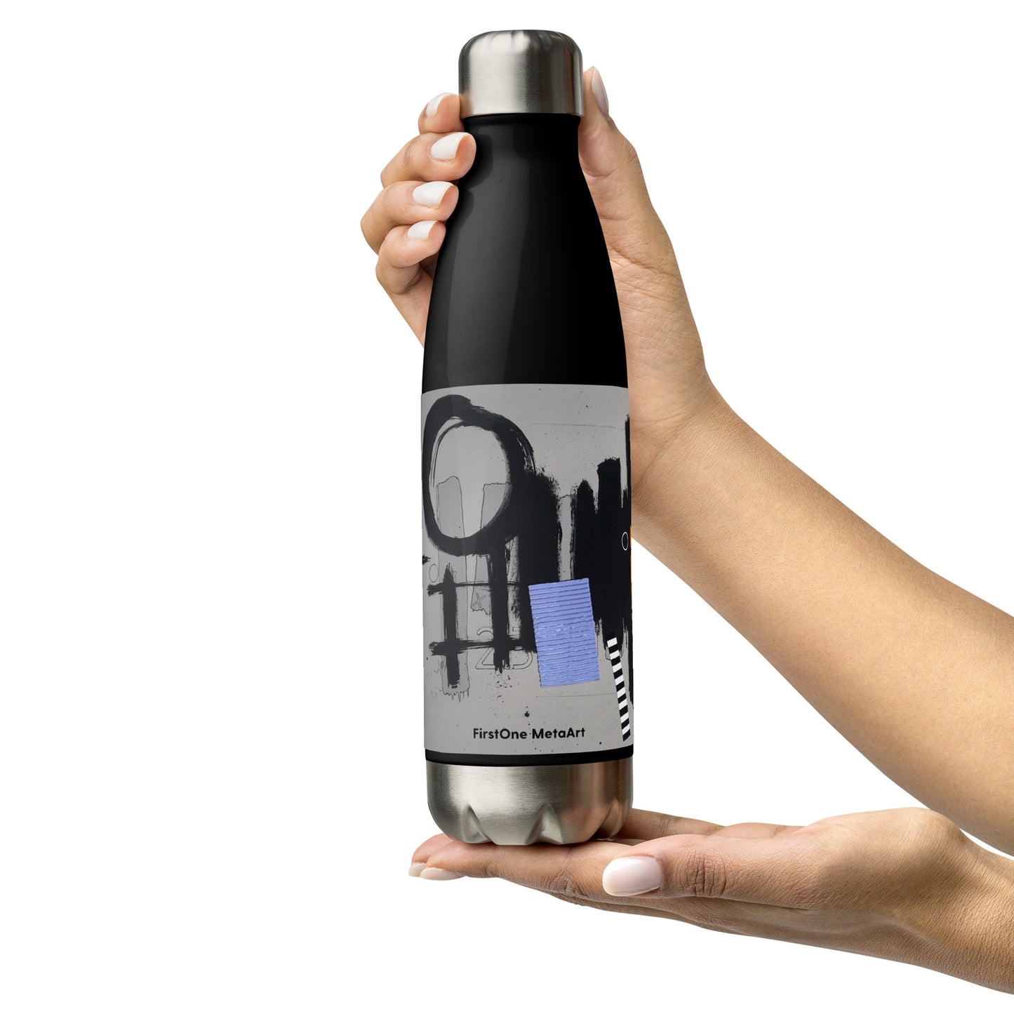 Water Bottle 17oz  Stainless Steel 10 LEFT black & 15 LEFT white! Curated for JOSEPH BRETÓN LIMITED-EDITION “A-2345” experience the COLLECTION