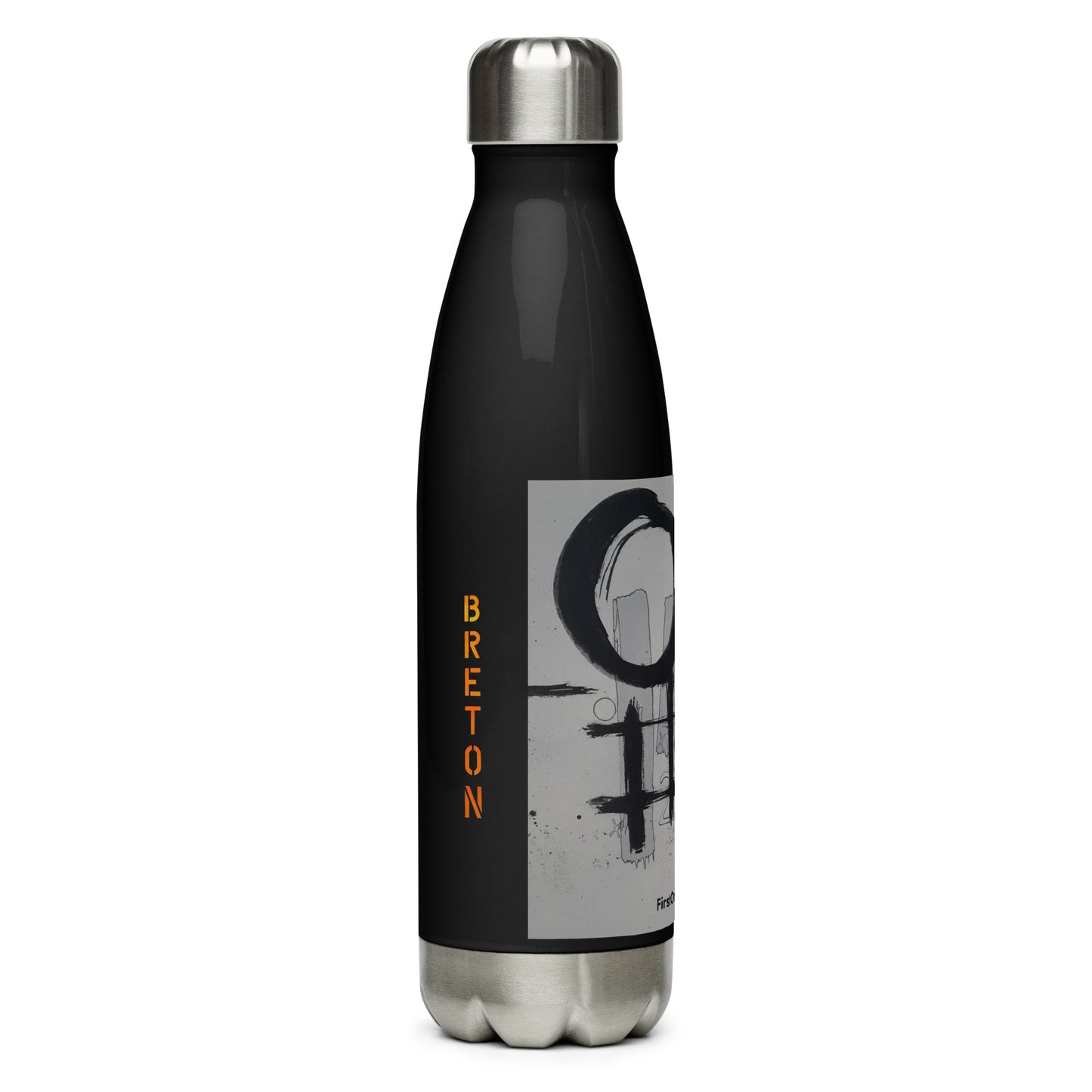 Water Bottle 17oz  Stainless Steel 10 LEFT black & 15 LEFT white! Curated for JOSEPH BRETÓN LIMITED-EDITION “A-2345” experience the COLLECTION