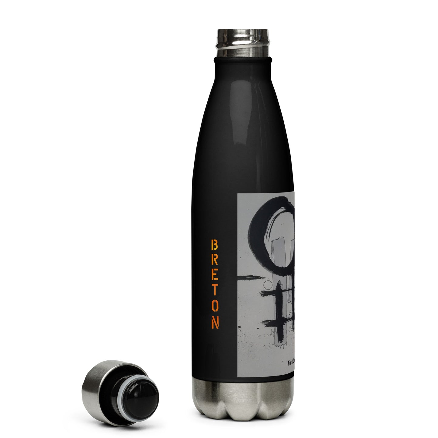 Water Bottle 17oz  Stainless Steel 10 LEFT black & 15 LEFT white! Curated for JOSEPH BRETÓN LIMITED-EDITION “A-2345” experience the COLLECTION