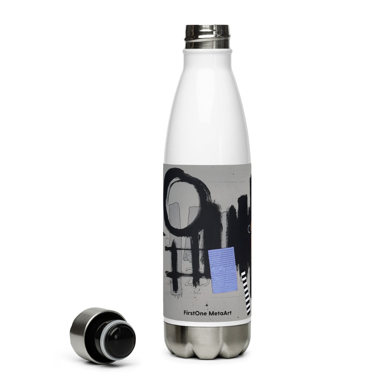 Water Bottle 17oz  Stainless Steel 10 LEFT black & 15 LEFT white! Curated for JOSEPH BRETÓN LIMITED-EDITION “A-2345” experience the COLLECTION