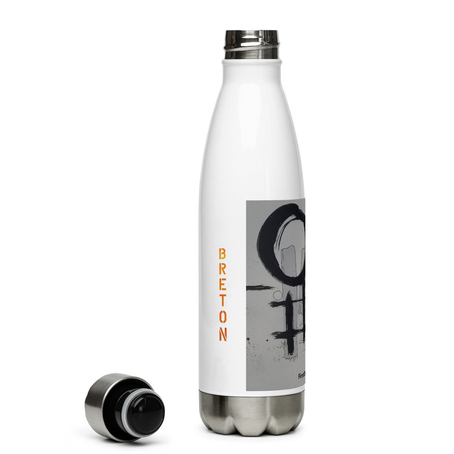 Water Bottle 17oz  Stainless Steel 10 LEFT black & 15 LEFT white! Curated for JOSEPH BRETÓN LIMITED-EDITION “A-2345” experience the COLLECTION