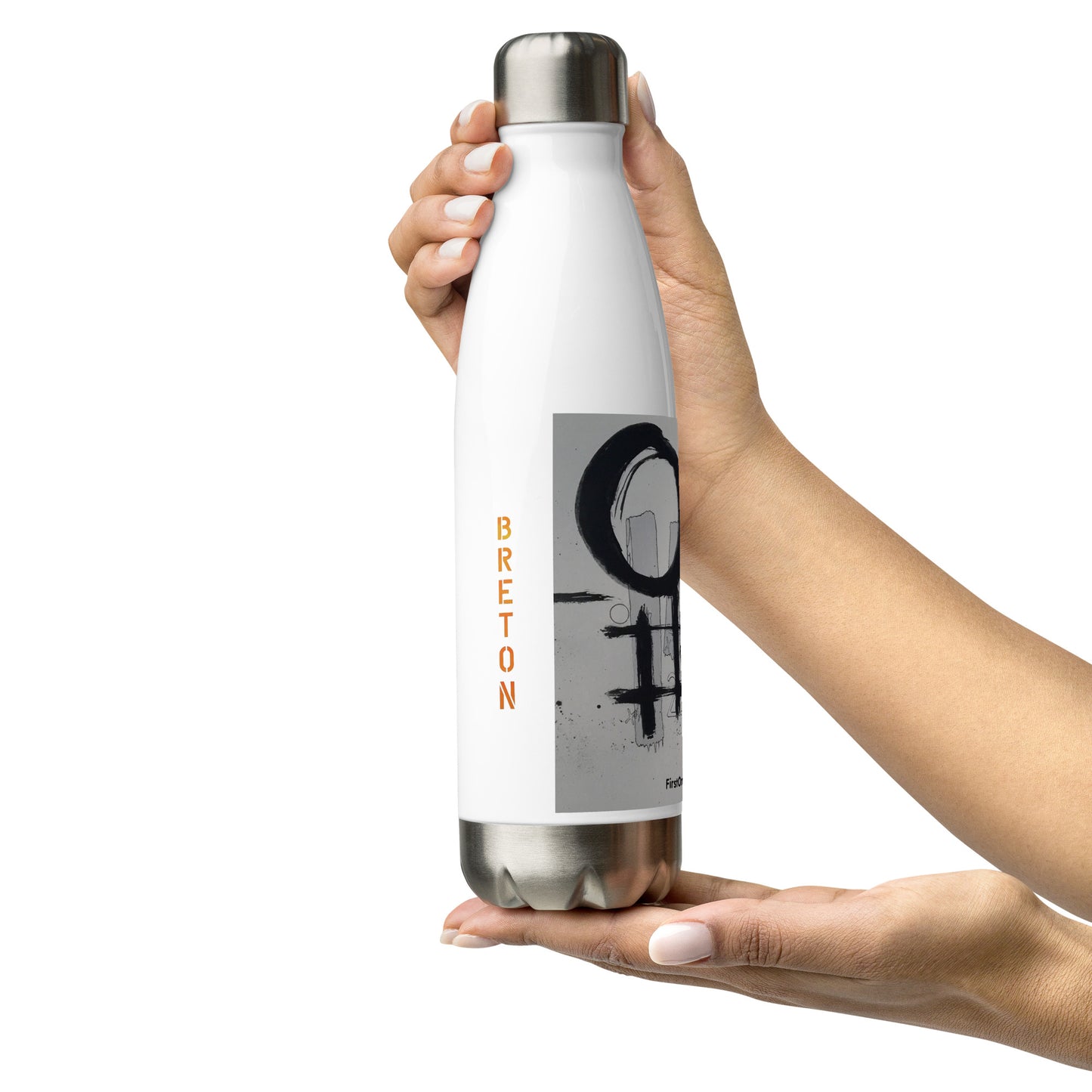 Water Bottle 17oz  Stainless Steel 10 LEFT black & 15 LEFT white! Curated for JOSEPH BRETÓN LIMITED-EDITION “A-2345” experience the COLLECTION