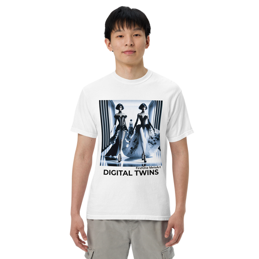 Unisex garment-dyed heavyweight t-shirt Digital Twin 7