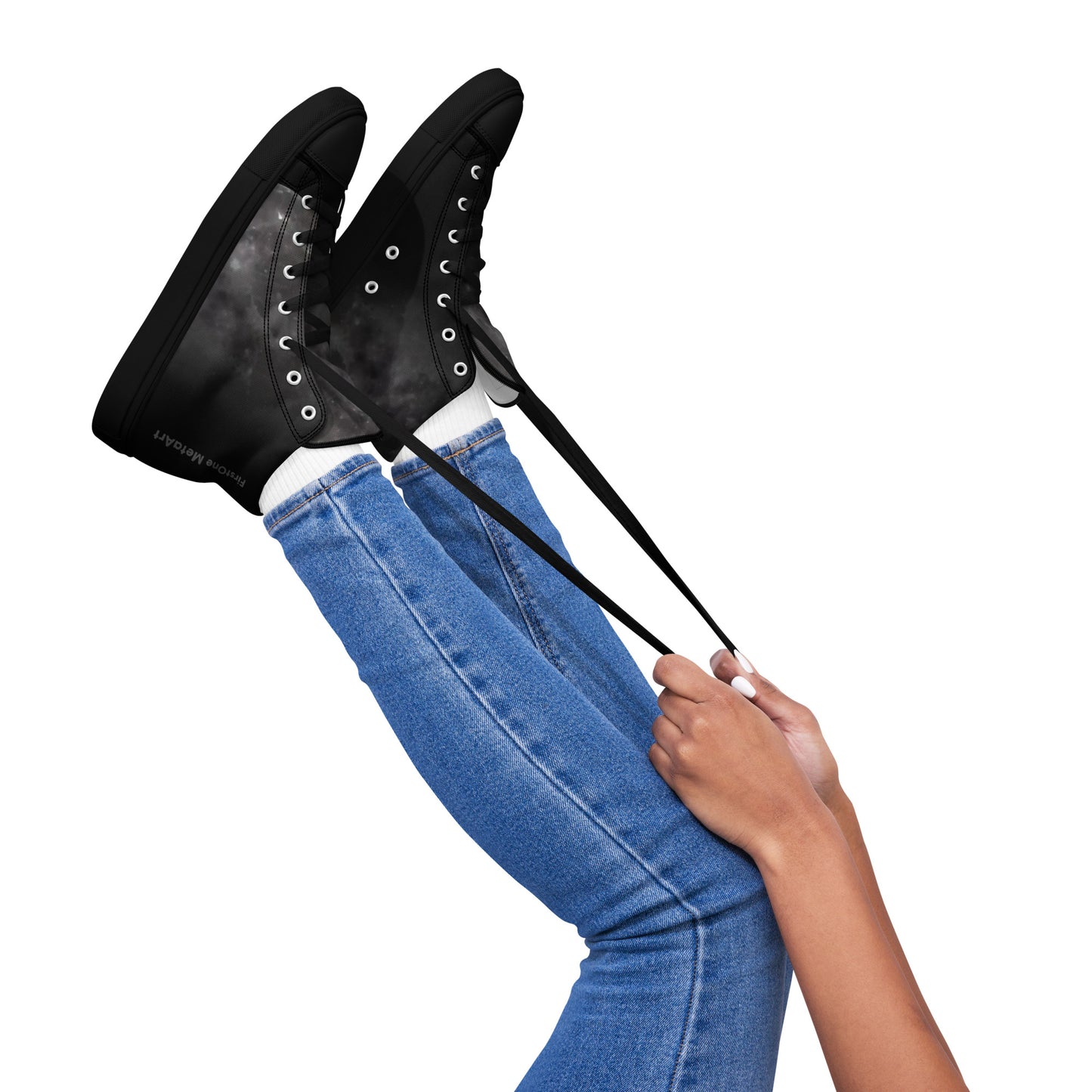 Women High-Top Shoes: The Moon Collection for Quasar Markets Luxury high-top shoes that blend fashion with comfort